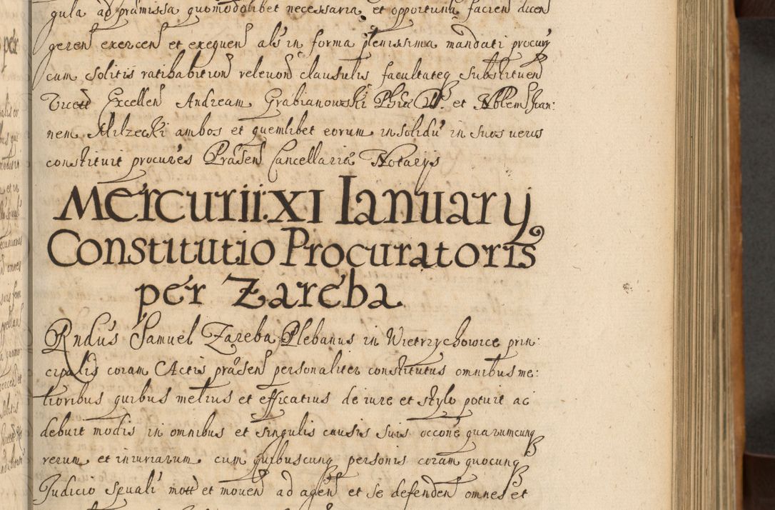 Zdjęcie nr 150 dla obiektu archiwalnego: Volumen II actorum episcopalium R. D. Petri Gembicki, episcopi Cracoviensis, locum tenente in dioecesi R. D. Alberto Lipnicki, canonico Cracoviensi post discessum R. D. Episcopi in Italiam et usque ad redditum eiusdem in Poloniam, videlicet a die 16 Novembris 1644 et per a. D. 1645 inchoative ad Septembrem. Horum videatur index ad finem huius voluminis