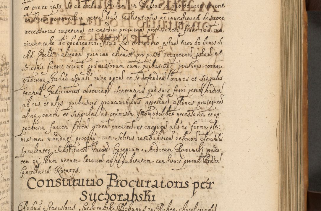 Zdjęcie nr 148 dla obiektu archiwalnego: Volumen II actorum episcopalium R. D. Petri Gembicki, episcopi Cracoviensis, locum tenente in dioecesi R. D. Alberto Lipnicki, canonico Cracoviensi post discessum R. D. Episcopi in Italiam et usque ad redditum eiusdem in Poloniam, videlicet a die 16 Novembris 1644 et per a. D. 1645 inchoative ad Septembrem. Horum videatur index ad finem huius voluminis