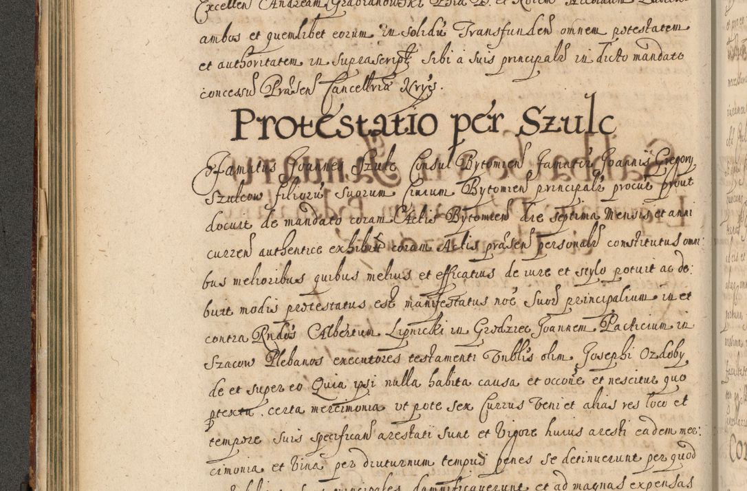 Zdjęcie nr 147 dla obiektu archiwalnego: Volumen II actorum episcopalium R. D. Petri Gembicki, episcopi Cracoviensis, locum tenente in dioecesi R. D. Alberto Lipnicki, canonico Cracoviensi post discessum R. D. Episcopi in Italiam et usque ad redditum eiusdem in Poloniam, videlicet a die 16 Novembris 1644 et per a. D. 1645 inchoative ad Septembrem. Horum videatur index ad finem huius voluminis