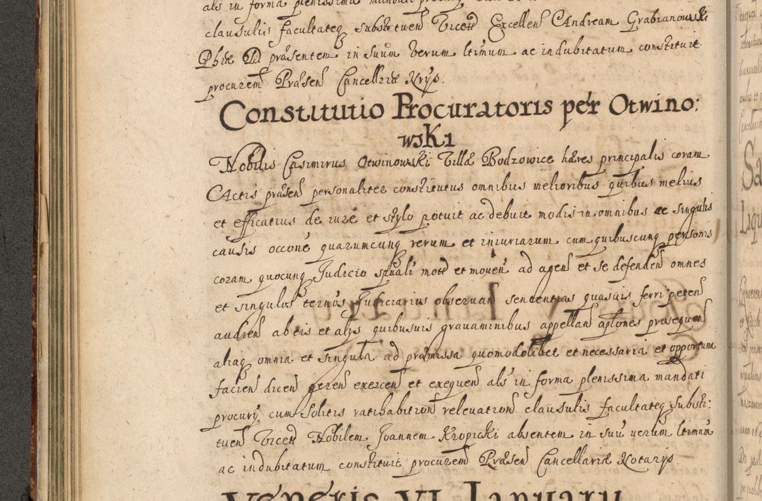 Zdjęcie nr 145 dla obiektu archiwalnego: Volumen II actorum episcopalium R. D. Petri Gembicki, episcopi Cracoviensis, locum tenente in dioecesi R. D. Alberto Lipnicki, canonico Cracoviensi post discessum R. D. Episcopi in Italiam et usque ad redditum eiusdem in Poloniam, videlicet a die 16 Novembris 1644 et per a. D. 1645 inchoative ad Septembrem. Horum videatur index ad finem huius voluminis