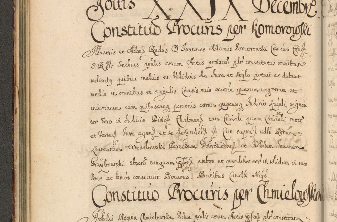Zdjęcie nr 139 dla obiektu archiwalnego: Volumen II actorum episcopalium R. D. Petri Gembicki, episcopi Cracoviensis, locum tenente in dioecesi R. D. Alberto Lipnicki, canonico Cracoviensi post discessum R. D. Episcopi in Italiam et usque ad redditum eiusdem in Poloniam, videlicet a die 16 Novembris 1644 et per a. D. 1645 inchoative ad Septembrem. Horum videatur index ad finem huius voluminis