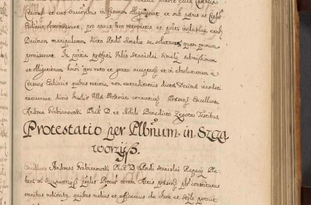 Zdjęcie nr 138 dla obiektu archiwalnego: Volumen II actorum episcopalium R. D. Petri Gembicki, episcopi Cracoviensis, locum tenente in dioecesi R. D. Alberto Lipnicki, canonico Cracoviensi post discessum R. D. Episcopi in Italiam et usque ad redditum eiusdem in Poloniam, videlicet a die 16 Novembris 1644 et per a. D. 1645 inchoative ad Septembrem. Horum videatur index ad finem huius voluminis