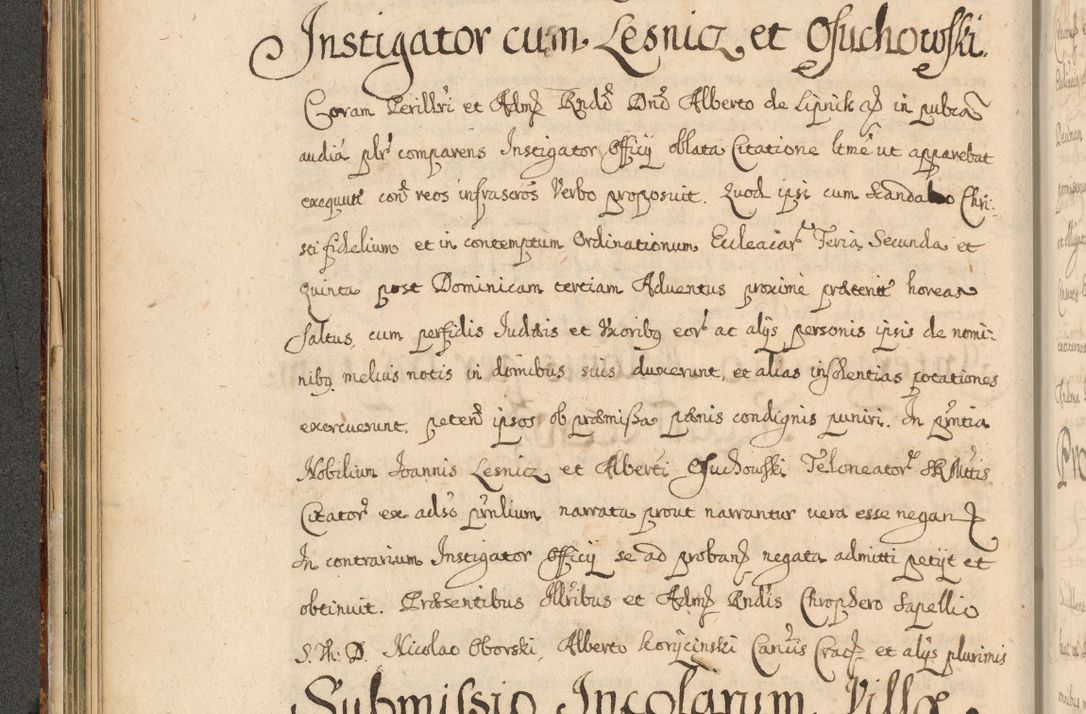 Zdjęcie nr 137 dla obiektu archiwalnego: Volumen II actorum episcopalium R. D. Petri Gembicki, episcopi Cracoviensis, locum tenente in dioecesi R. D. Alberto Lipnicki, canonico Cracoviensi post discessum R. D. Episcopi in Italiam et usque ad redditum eiusdem in Poloniam, videlicet a die 16 Novembris 1644 et per a. D. 1645 inchoative ad Septembrem. Horum videatur index ad finem huius voluminis