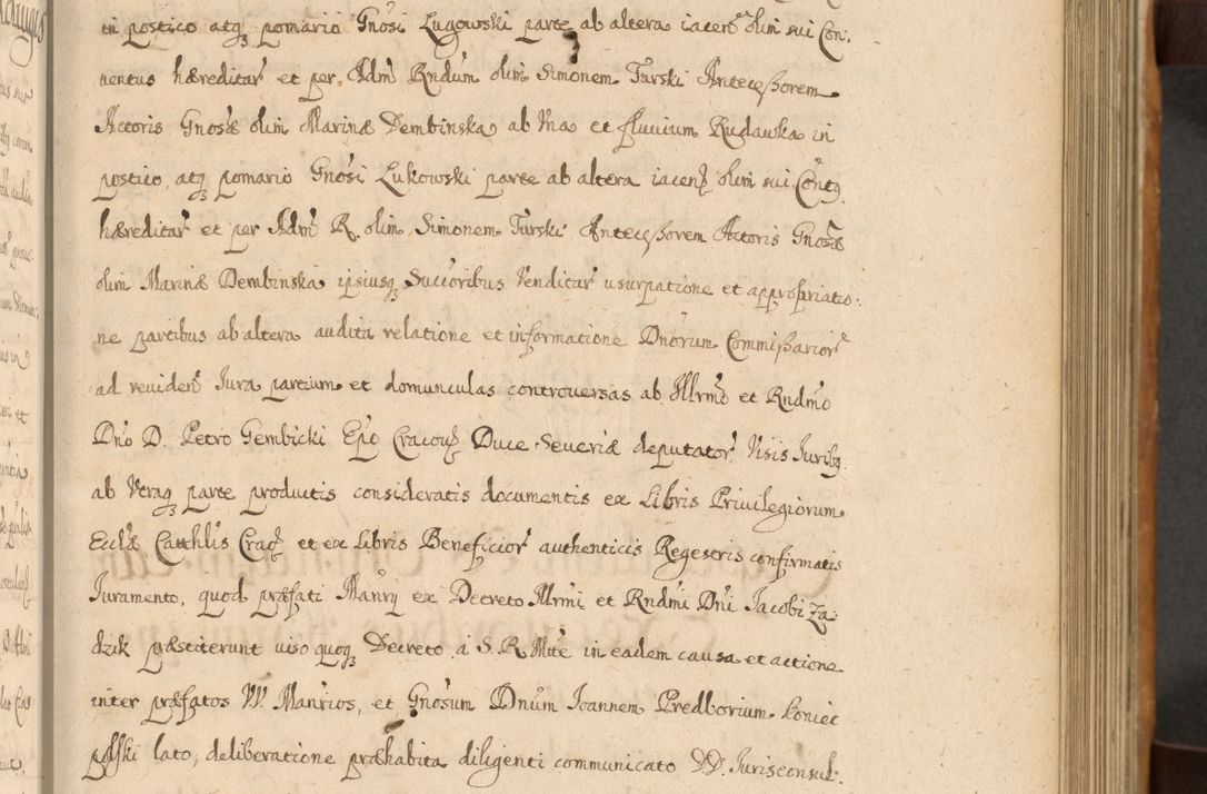 Zdjęcie nr 122 dla obiektu archiwalnego: Volumen II actorum episcopalium R. D. Petri Gembicki, episcopi Cracoviensis, locum tenente in dioecesi R. D. Alberto Lipnicki, canonico Cracoviensi post discessum R. D. Episcopi in Italiam et usque ad redditum eiusdem in Poloniam, videlicet a die 16 Novembris 1644 et per a. D. 1645 inchoative ad Septembrem. Horum videatur index ad finem huius voluminis