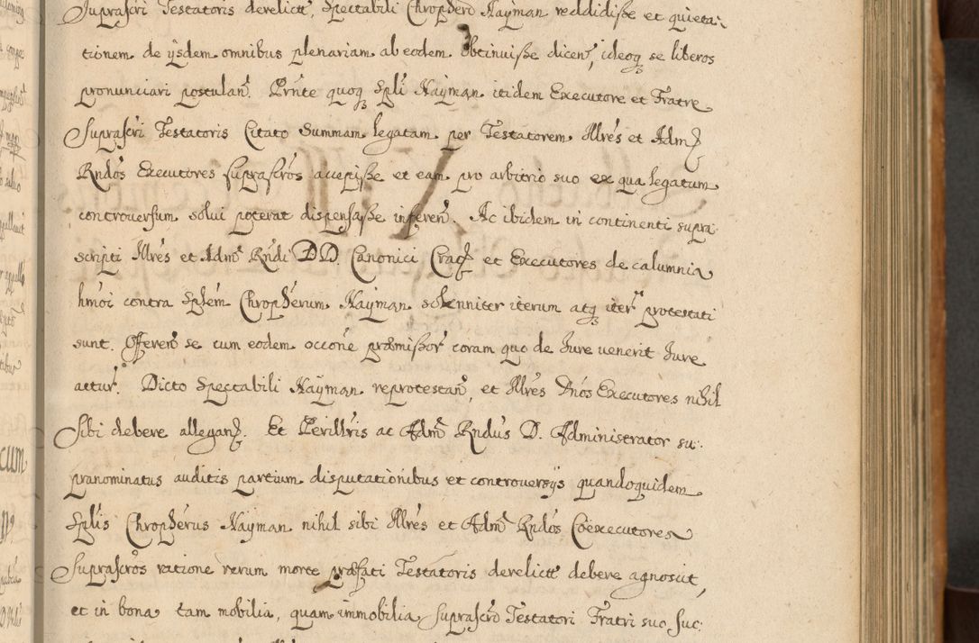 Zdjęcie nr 124 dla obiektu archiwalnego: Volumen II actorum episcopalium R. D. Petri Gembicki, episcopi Cracoviensis, locum tenente in dioecesi R. D. Alberto Lipnicki, canonico Cracoviensi post discessum R. D. Episcopi in Italiam et usque ad redditum eiusdem in Poloniam, videlicet a die 16 Novembris 1644 et per a. D. 1645 inchoative ad Septembrem. Horum videatur index ad finem huius voluminis