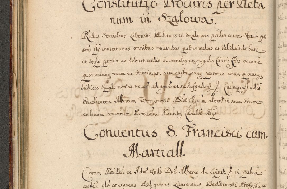 Zdjęcie nr 117 dla obiektu archiwalnego: Volumen II actorum episcopalium R. D. Petri Gembicki, episcopi Cracoviensis, locum tenente in dioecesi R. D. Alberto Lipnicki, canonico Cracoviensi post discessum R. D. Episcopi in Italiam et usque ad redditum eiusdem in Poloniam, videlicet a die 16 Novembris 1644 et per a. D. 1645 inchoative ad Septembrem. Horum videatur index ad finem huius voluminis
