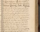 Zdjęcie nr 114 dla obiektu archiwalnego: Volumen II actorum episcopalium R. D. Petri Gembicki, episcopi Cracoviensis, locum tenente in dioecesi R. D. Alberto Lipnicki, canonico Cracoviensi post discessum R. D. Episcopi in Italiam et usque ad redditum eiusdem in Poloniam, videlicet a die 16 Novembris 1644 et per a. D. 1645 inchoative ad Septembrem. Horum videatur index ad finem huius voluminis