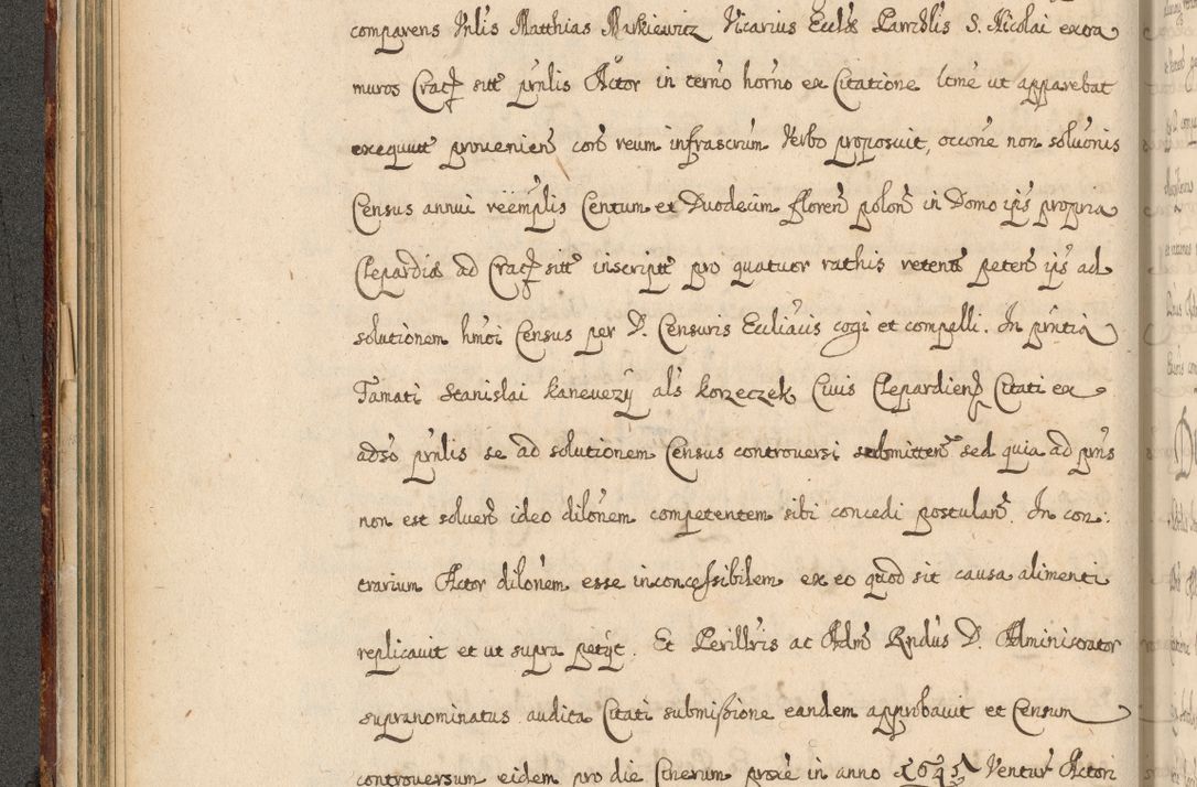 Zdjęcie nr 109 dla obiektu archiwalnego: Volumen II actorum episcopalium R. D. Petri Gembicki, episcopi Cracoviensis, locum tenente in dioecesi R. D. Alberto Lipnicki, canonico Cracoviensi post discessum R. D. Episcopi in Italiam et usque ad redditum eiusdem in Poloniam, videlicet a die 16 Novembris 1644 et per a. D. 1645 inchoative ad Septembrem. Horum videatur index ad finem huius voluminis