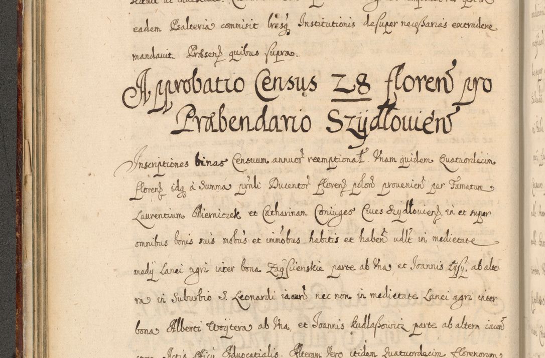 Zdjęcie nr 99 dla obiektu archiwalnego: Volumen II actorum episcopalium R. D. Petri Gembicki, episcopi Cracoviensis, locum tenente in dioecesi R. D. Alberto Lipnicki, canonico Cracoviensi post discessum R. D. Episcopi in Italiam et usque ad redditum eiusdem in Poloniam, videlicet a die 16 Novembris 1644 et per a. D. 1645 inchoative ad Septembrem. Horum videatur index ad finem huius voluminis