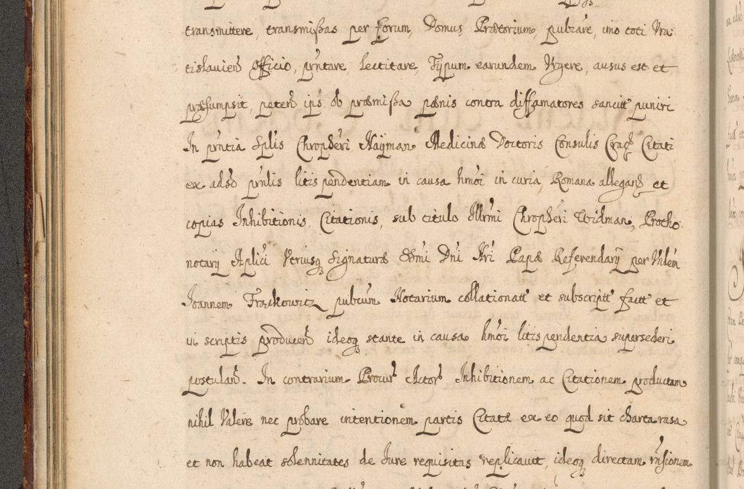 Zdjęcie nr 93 dla obiektu archiwalnego: Volumen II actorum episcopalium R. D. Petri Gembicki, episcopi Cracoviensis, locum tenente in dioecesi R. D. Alberto Lipnicki, canonico Cracoviensi post discessum R. D. Episcopi in Italiam et usque ad redditum eiusdem in Poloniam, videlicet a die 16 Novembris 1644 et per a. D. 1645 inchoative ad Septembrem. Horum videatur index ad finem huius voluminis