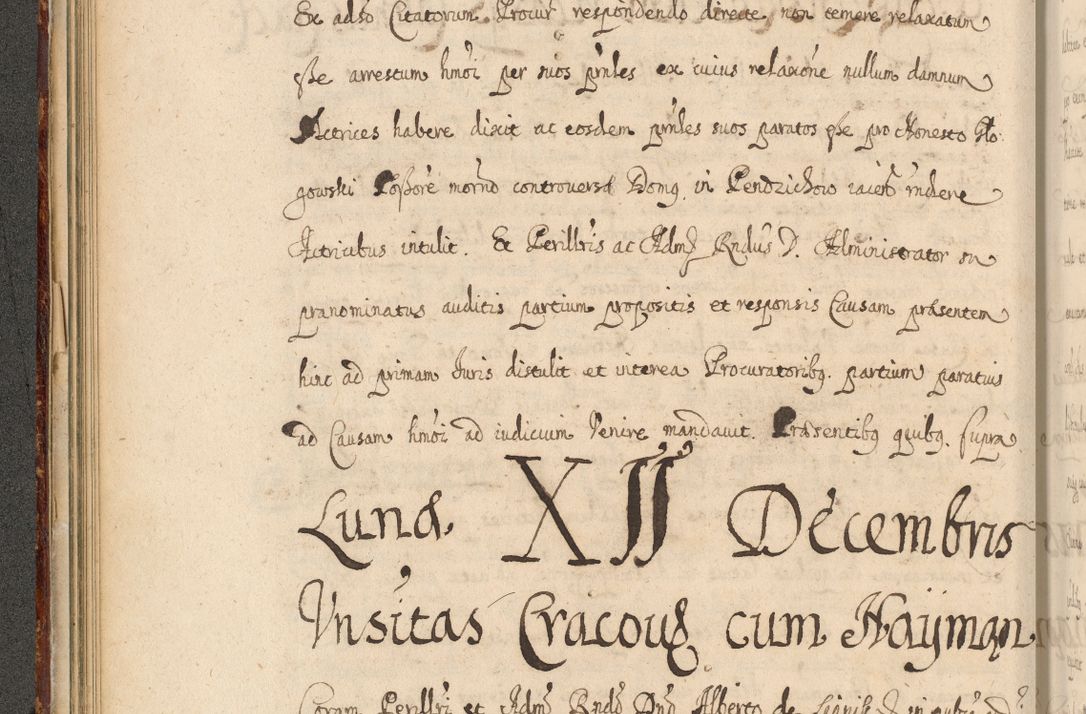 Zdjęcie nr 89 dla obiektu archiwalnego: Volumen II actorum episcopalium R. D. Petri Gembicki, episcopi Cracoviensis, locum tenente in dioecesi R. D. Alberto Lipnicki, canonico Cracoviensi post discessum R. D. Episcopi in Italiam et usque ad redditum eiusdem in Poloniam, videlicet a die 16 Novembris 1644 et per a. D. 1645 inchoative ad Septembrem. Horum videatur index ad finem huius voluminis