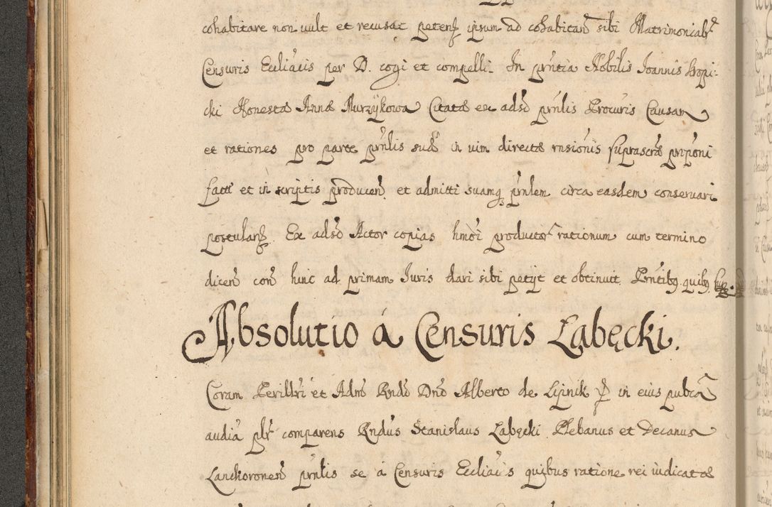 Zdjęcie nr 87 dla obiektu archiwalnego: Volumen II actorum episcopalium R. D. Petri Gembicki, episcopi Cracoviensis, locum tenente in dioecesi R. D. Alberto Lipnicki, canonico Cracoviensi post discessum R. D. Episcopi in Italiam et usque ad redditum eiusdem in Poloniam, videlicet a die 16 Novembris 1644 et per a. D. 1645 inchoative ad Septembrem. Horum videatur index ad finem huius voluminis