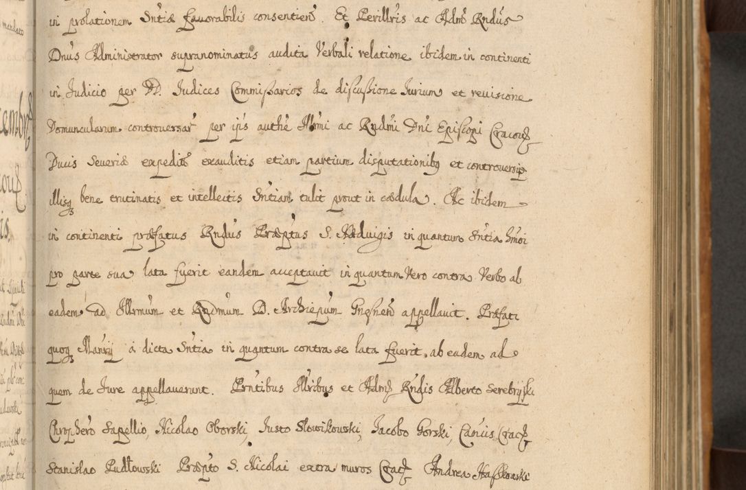 Zdjęcie nr 84 dla obiektu archiwalnego: Volumen II actorum episcopalium R. D. Petri Gembicki, episcopi Cracoviensis, locum tenente in dioecesi R. D. Alberto Lipnicki, canonico Cracoviensi post discessum R. D. Episcopi in Italiam et usque ad redditum eiusdem in Poloniam, videlicet a die 16 Novembris 1644 et per a. D. 1645 inchoative ad Septembrem. Horum videatur index ad finem huius voluminis