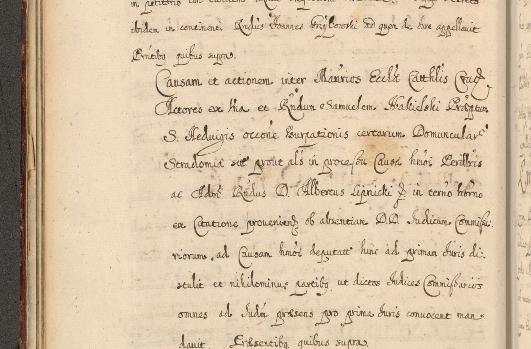 Zdjęcie nr 77 dla obiektu archiwalnego: Volumen II actorum episcopalium R. D. Petri Gembicki, episcopi Cracoviensis, locum tenente in dioecesi R. D. Alberto Lipnicki, canonico Cracoviensi post discessum R. D. Episcopi in Italiam et usque ad redditum eiusdem in Poloniam, videlicet a die 16 Novembris 1644 et per a. D. 1645 inchoative ad Septembrem. Horum videatur index ad finem huius voluminis