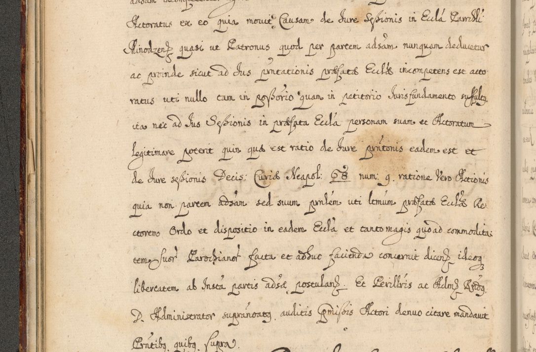 Zdjęcie nr 79 dla obiektu archiwalnego: Volumen II actorum episcopalium R. D. Petri Gembicki, episcopi Cracoviensis, locum tenente in dioecesi R. D. Alberto Lipnicki, canonico Cracoviensi post discessum R. D. Episcopi in Italiam et usque ad redditum eiusdem in Poloniam, videlicet a die 16 Novembris 1644 et per a. D. 1645 inchoative ad Septembrem. Horum videatur index ad finem huius voluminis