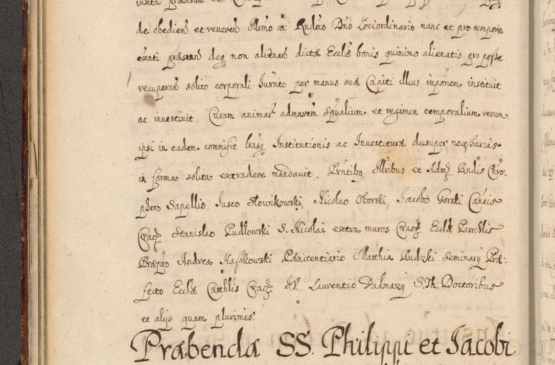Zdjęcie nr 75 dla obiektu archiwalnego: Volumen II actorum episcopalium R. D. Petri Gembicki, episcopi Cracoviensis, locum tenente in dioecesi R. D. Alberto Lipnicki, canonico Cracoviensi post discessum R. D. Episcopi in Italiam et usque ad redditum eiusdem in Poloniam, videlicet a die 16 Novembris 1644 et per a. D. 1645 inchoative ad Septembrem. Horum videatur index ad finem huius voluminis