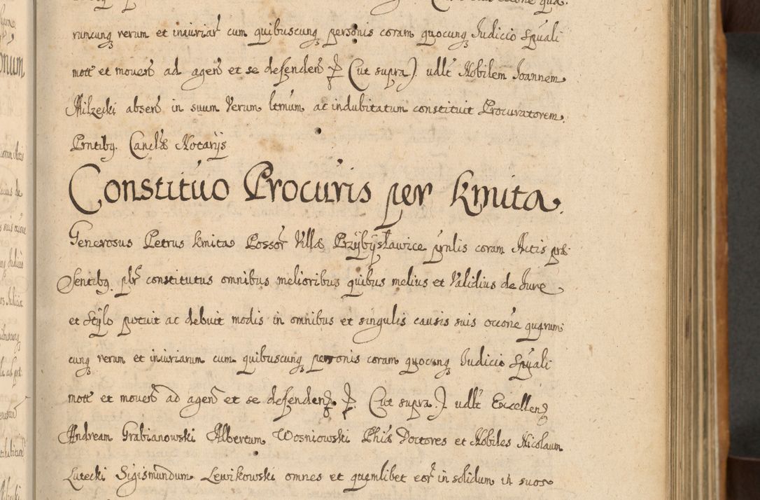 Zdjęcie nr 70 dla obiektu archiwalnego: Volumen II actorum episcopalium R. D. Petri Gembicki, episcopi Cracoviensis, locum tenente in dioecesi R. D. Alberto Lipnicki, canonico Cracoviensi post discessum R. D. Episcopi in Italiam et usque ad redditum eiusdem in Poloniam, videlicet a die 16 Novembris 1644 et per a. D. 1645 inchoative ad Septembrem. Horum videatur index ad finem huius voluminis