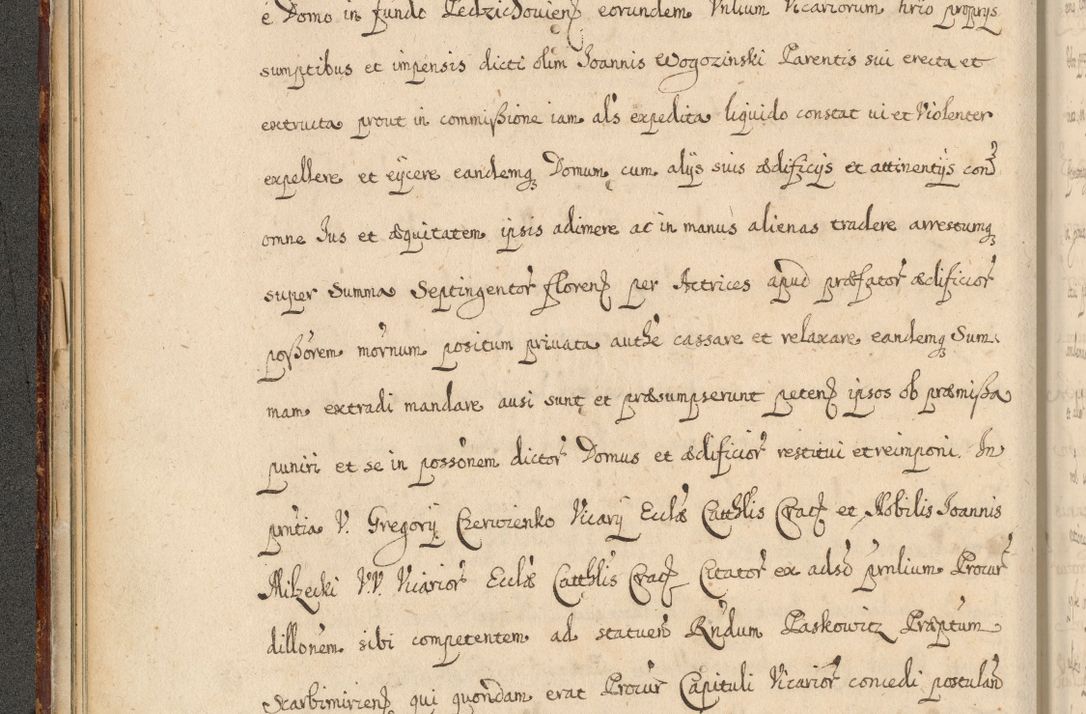 Zdjęcie nr 63 dla obiektu archiwalnego: Volumen II actorum episcopalium R. D. Petri Gembicki, episcopi Cracoviensis, locum tenente in dioecesi R. D. Alberto Lipnicki, canonico Cracoviensi post discessum R. D. Episcopi in Italiam et usque ad redditum eiusdem in Poloniam, videlicet a die 16 Novembris 1644 et per a. D. 1645 inchoative ad Septembrem. Horum videatur index ad finem huius voluminis