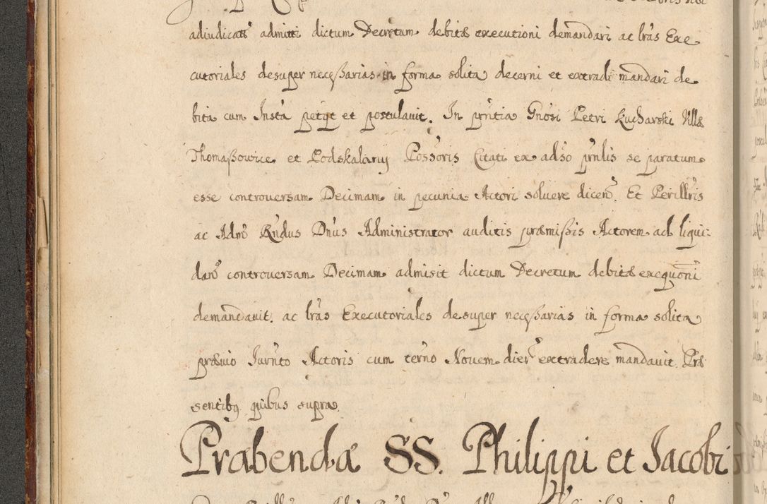 Zdjęcie nr 65 dla obiektu archiwalnego: Volumen II actorum episcopalium R. D. Petri Gembicki, episcopi Cracoviensis, locum tenente in dioecesi R. D. Alberto Lipnicki, canonico Cracoviensi post discessum R. D. Episcopi in Italiam et usque ad redditum eiusdem in Poloniam, videlicet a die 16 Novembris 1644 et per a. D. 1645 inchoative ad Septembrem. Horum videatur index ad finem huius voluminis