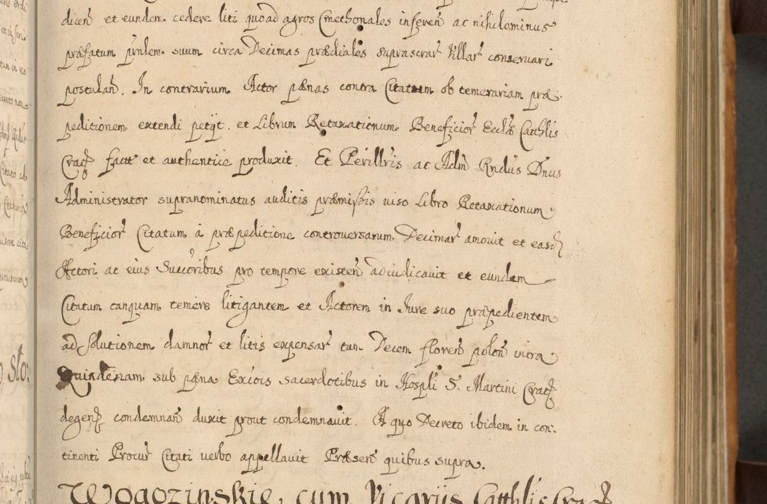 Zdjęcie nr 62 dla obiektu archiwalnego: Volumen II actorum episcopalium R. D. Petri Gembicki, episcopi Cracoviensis, locum tenente in dioecesi R. D. Alberto Lipnicki, canonico Cracoviensi post discessum R. D. Episcopi in Italiam et usque ad redditum eiusdem in Poloniam, videlicet a die 16 Novembris 1644 et per a. D. 1645 inchoative ad Septembrem. Horum videatur index ad finem huius voluminis