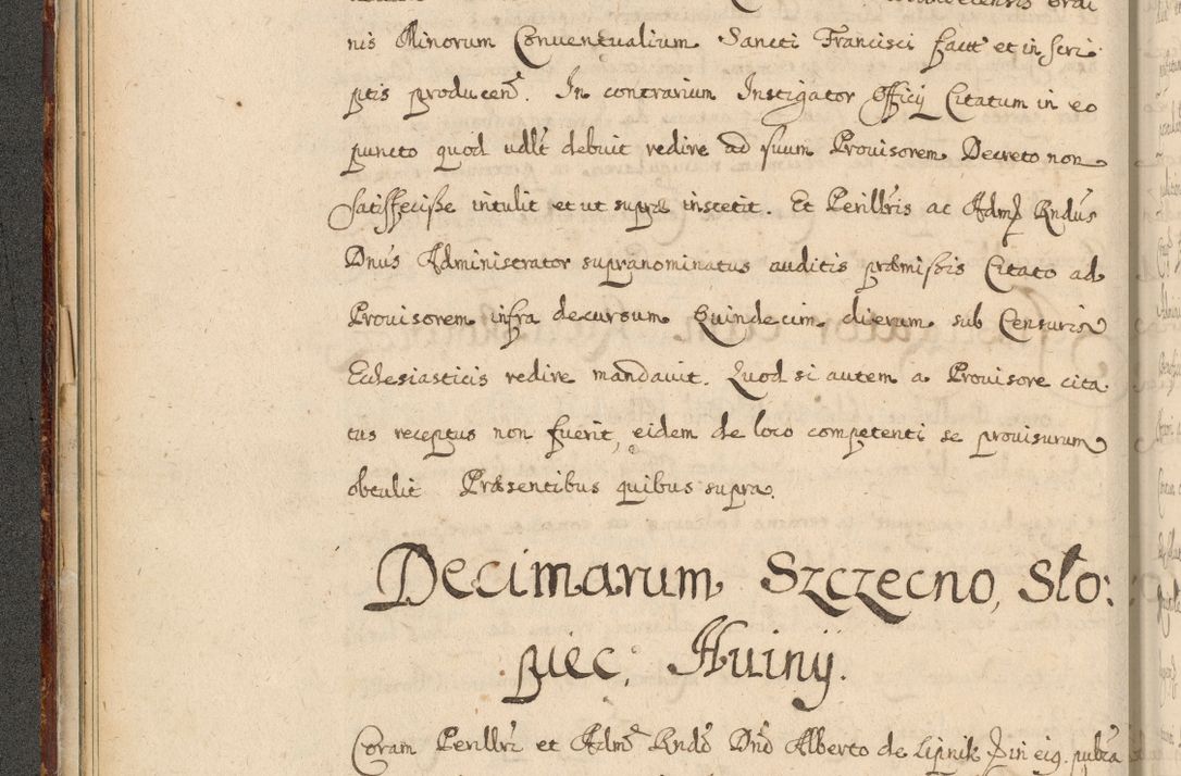 Zdjęcie nr 61 dla obiektu archiwalnego: Volumen II actorum episcopalium R. D. Petri Gembicki, episcopi Cracoviensis, locum tenente in dioecesi R. D. Alberto Lipnicki, canonico Cracoviensi post discessum R. D. Episcopi in Italiam et usque ad redditum eiusdem in Poloniam, videlicet a die 16 Novembris 1644 et per a. D. 1645 inchoative ad Septembrem. Horum videatur index ad finem huius voluminis