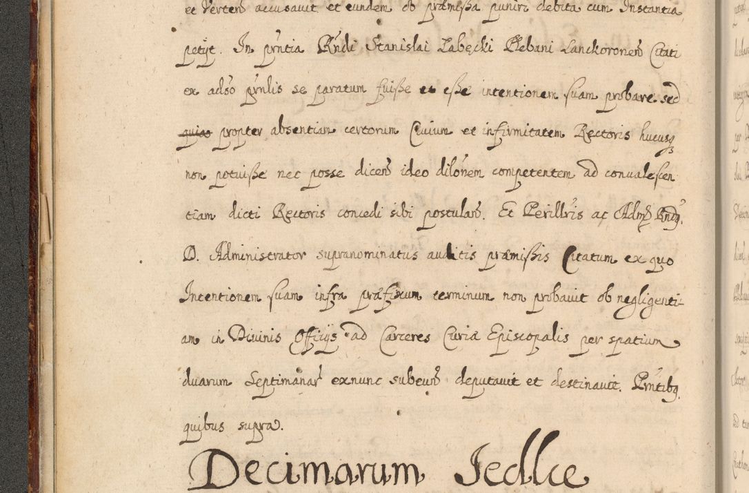 Zdjęcie nr 51 dla obiektu archiwalnego: Volumen II actorum episcopalium R. D. Petri Gembicki, episcopi Cracoviensis, locum tenente in dioecesi R. D. Alberto Lipnicki, canonico Cracoviensi post discessum R. D. Episcopi in Italiam et usque ad redditum eiusdem in Poloniam, videlicet a die 16 Novembris 1644 et per a. D. 1645 inchoative ad Septembrem. Horum videatur index ad finem huius voluminis