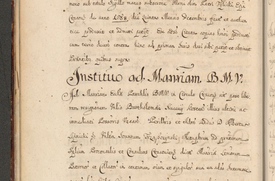 Zdjęcie nr 49 dla obiektu archiwalnego: Volumen II actorum episcopalium R. D. Petri Gembicki, episcopi Cracoviensis, locum tenente in dioecesi R. D. Alberto Lipnicki, canonico Cracoviensi post discessum R. D. Episcopi in Italiam et usque ad redditum eiusdem in Poloniam, videlicet a die 16 Novembris 1644 et per a. D. 1645 inchoative ad Septembrem. Horum videatur index ad finem huius voluminis