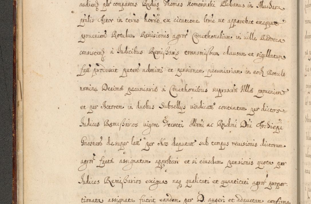 Zdjęcie nr 45 dla obiektu archiwalnego: Volumen II actorum episcopalium R. D. Petri Gembicki, episcopi Cracoviensis, locum tenente in dioecesi R. D. Alberto Lipnicki, canonico Cracoviensi post discessum R. D. Episcopi in Italiam et usque ad redditum eiusdem in Poloniam, videlicet a die 16 Novembris 1644 et per a. D. 1645 inchoative ad Septembrem. Horum videatur index ad finem huius voluminis