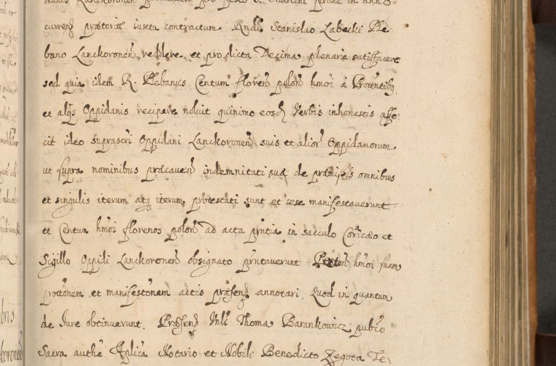 Zdjęcie nr 42 dla obiektu archiwalnego: Volumen II actorum episcopalium R. D. Petri Gembicki, episcopi Cracoviensis, locum tenente in dioecesi R. D. Alberto Lipnicki, canonico Cracoviensi post discessum R. D. Episcopi in Italiam et usque ad redditum eiusdem in Poloniam, videlicet a die 16 Novembris 1644 et per a. D. 1645 inchoative ad Septembrem. Horum videatur index ad finem huius voluminis
