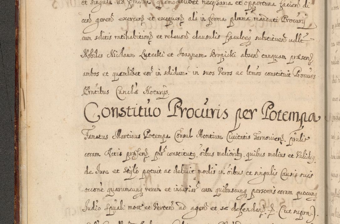 Zdjęcie nr 39 dla obiektu archiwalnego: Volumen II actorum episcopalium R. D. Petri Gembicki, episcopi Cracoviensis, locum tenente in dioecesi R. D. Alberto Lipnicki, canonico Cracoviensi post discessum R. D. Episcopi in Italiam et usque ad redditum eiusdem in Poloniam, videlicet a die 16 Novembris 1644 et per a. D. 1645 inchoative ad Septembrem. Horum videatur index ad finem huius voluminis