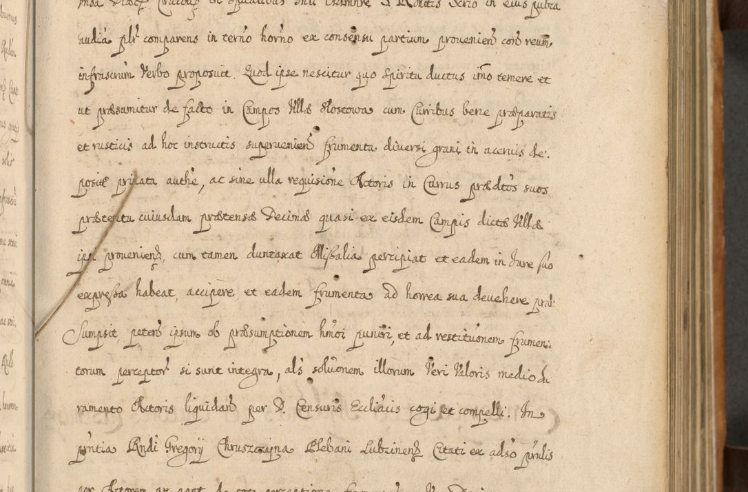 Zdjęcie nr 28 dla obiektu archiwalnego: Volumen II actorum episcopalium R. D. Petri Gembicki, episcopi Cracoviensis, locum tenente in dioecesi R. D. Alberto Lipnicki, canonico Cracoviensi post discessum R. D. Episcopi in Italiam et usque ad redditum eiusdem in Poloniam, videlicet a die 16 Novembris 1644 et per a. D. 1645 inchoative ad Septembrem. Horum videatur index ad finem huius voluminis