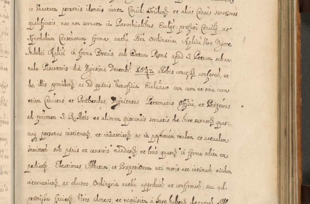 Zdjęcie nr 24 dla obiektu archiwalnego: Volumen II actorum episcopalium R. D. Petri Gembicki, episcopi Cracoviensis, locum tenente in dioecesi R. D. Alberto Lipnicki, canonico Cracoviensi post discessum R. D. Episcopi in Italiam et usque ad redditum eiusdem in Poloniam, videlicet a die 16 Novembris 1644 et per a. D. 1645 inchoative ad Septembrem. Horum videatur index ad finem huius voluminis