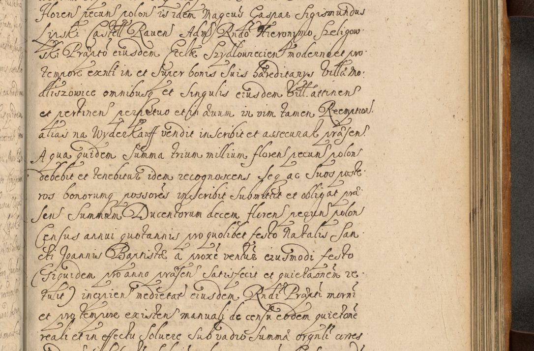 Zdjęcie nr 722 dla obiektu archiwalnego: Volumen II actorum episcopalium R. D. Petri Gembicki, episcopi Cracoviensis, locum tenente in dioecesi R. D. Alberto Lipnicki, canonico Cracoviensi post discessum R. D. Episcopi in Italiam et usque ad redditum eiusdem in Poloniam, videlicet a die 16 Novembris 1644 et per a. D. 1645 inchoative ad Septembrem. Horum videatur index ad finem huius voluminis