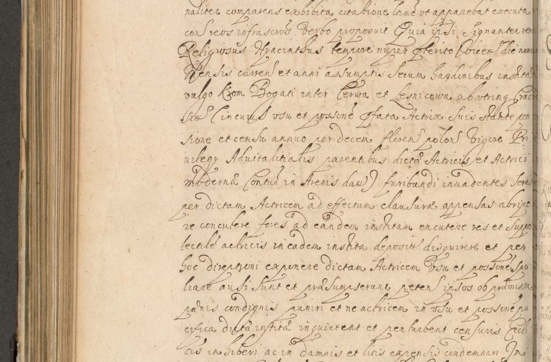 Zdjęcie nr 713 dla obiektu archiwalnego: Volumen II actorum episcopalium R. D. Petri Gembicki, episcopi Cracoviensis, locum tenente in dioecesi R. D. Alberto Lipnicki, canonico Cracoviensi post discessum R. D. Episcopi in Italiam et usque ad redditum eiusdem in Poloniam, videlicet a die 16 Novembris 1644 et per a. D. 1645 inchoative ad Septembrem. Horum videatur index ad finem huius voluminis