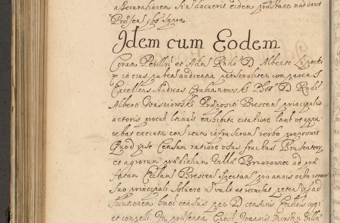 Zdjęcie nr 709 dla obiektu archiwalnego: Volumen II actorum episcopalium R. D. Petri Gembicki, episcopi Cracoviensis, locum tenente in dioecesi R. D. Alberto Lipnicki, canonico Cracoviensi post discessum R. D. Episcopi in Italiam et usque ad redditum eiusdem in Poloniam, videlicet a die 16 Novembris 1644 et per a. D. 1645 inchoative ad Septembrem. Horum videatur index ad finem huius voluminis