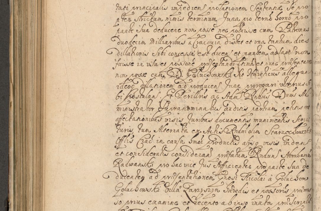 Zdjęcie nr 711 dla obiektu archiwalnego: Volumen II actorum episcopalium R. D. Petri Gembicki, episcopi Cracoviensis, locum tenente in dioecesi R. D. Alberto Lipnicki, canonico Cracoviensi post discessum R. D. Episcopi in Italiam et usque ad redditum eiusdem in Poloniam, videlicet a die 16 Novembris 1644 et per a. D. 1645 inchoative ad Septembrem. Horum videatur index ad finem huius voluminis