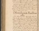 Zdjęcie nr 705 dla obiektu archiwalnego: Volumen II actorum episcopalium R. D. Petri Gembicki, episcopi Cracoviensis, locum tenente in dioecesi R. D. Alberto Lipnicki, canonico Cracoviensi post discessum R. D. Episcopi in Italiam et usque ad redditum eiusdem in Poloniam, videlicet a die 16 Novembris 1644 et per a. D. 1645 inchoative ad Septembrem. Horum videatur index ad finem huius voluminis