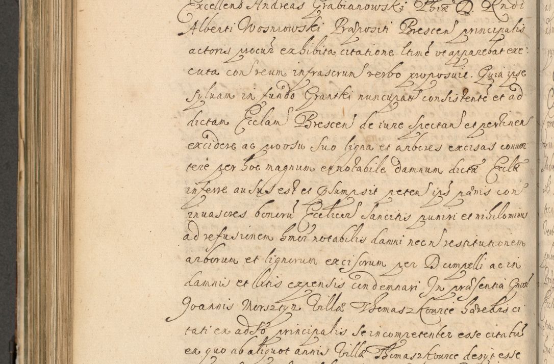 Zdjęcie nr 707 dla obiektu archiwalnego: Volumen II actorum episcopalium R. D. Petri Gembicki, episcopi Cracoviensis, locum tenente in dioecesi R. D. Alberto Lipnicki, canonico Cracoviensi post discessum R. D. Episcopi in Italiam et usque ad redditum eiusdem in Poloniam, videlicet a die 16 Novembris 1644 et per a. D. 1645 inchoative ad Septembrem. Horum videatur index ad finem huius voluminis