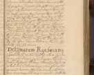Zdjęcie nr 698 dla obiektu archiwalnego: Volumen II actorum episcopalium R. D. Petri Gembicki, episcopi Cracoviensis, locum tenente in dioecesi R. D. Alberto Lipnicki, canonico Cracoviensi post discessum R. D. Episcopi in Italiam et usque ad redditum eiusdem in Poloniam, videlicet a die 16 Novembris 1644 et per a. D. 1645 inchoative ad Septembrem. Horum videatur index ad finem huius voluminis