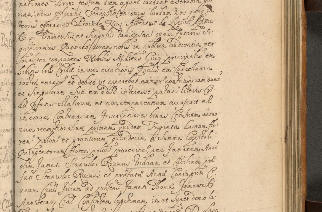 Zdjęcie nr 688 dla obiektu archiwalnego: Volumen II actorum episcopalium R. D. Petri Gembicki, episcopi Cracoviensis, locum tenente in dioecesi R. D. Alberto Lipnicki, canonico Cracoviensi post discessum R. D. Episcopi in Italiam et usque ad redditum eiusdem in Poloniam, videlicet a die 16 Novembris 1644 et per a. D. 1645 inchoative ad Septembrem. Horum videatur index ad finem huius voluminis