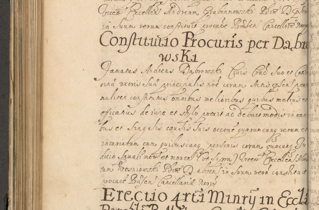 Zdjęcie nr 687 dla obiektu archiwalnego: Volumen II actorum episcopalium R. D. Petri Gembicki, episcopi Cracoviensis, locum tenente in dioecesi R. D. Alberto Lipnicki, canonico Cracoviensi post discessum R. D. Episcopi in Italiam et usque ad redditum eiusdem in Poloniam, videlicet a die 16 Novembris 1644 et per a. D. 1645 inchoative ad Septembrem. Horum videatur index ad finem huius voluminis
