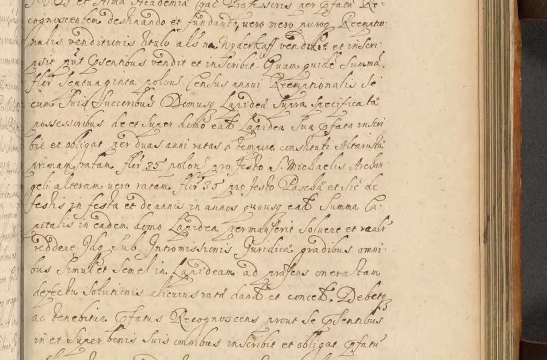 Zdjęcie nr 678 dla obiektu archiwalnego: Volumen II actorum episcopalium R. D. Petri Gembicki, episcopi Cracoviensis, locum tenente in dioecesi R. D. Alberto Lipnicki, canonico Cracoviensi post discessum R. D. Episcopi in Italiam et usque ad redditum eiusdem in Poloniam, videlicet a die 16 Novembris 1644 et per a. D. 1645 inchoative ad Septembrem. Horum videatur index ad finem huius voluminis