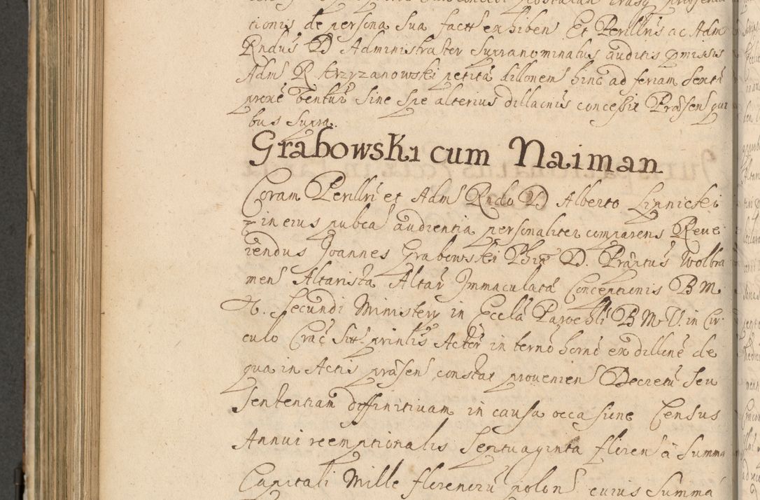 Zdjęcie nr 673 dla obiektu archiwalnego: Volumen II actorum episcopalium R. D. Petri Gembicki, episcopi Cracoviensis, locum tenente in dioecesi R. D. Alberto Lipnicki, canonico Cracoviensi post discessum R. D. Episcopi in Italiam et usque ad redditum eiusdem in Poloniam, videlicet a die 16 Novembris 1644 et per a. D. 1645 inchoative ad Septembrem. Horum videatur index ad finem huius voluminis