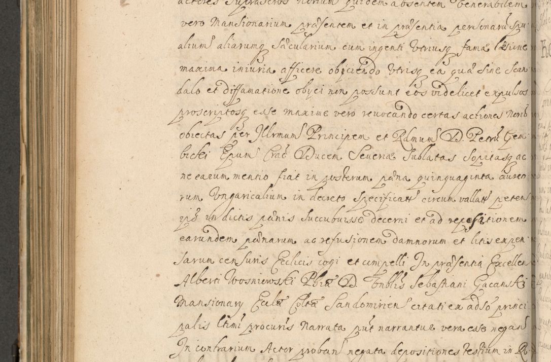 Zdjęcie nr 665 dla obiektu archiwalnego: Volumen II actorum episcopalium R. D. Petri Gembicki, episcopi Cracoviensis, locum tenente in dioecesi R. D. Alberto Lipnicki, canonico Cracoviensi post discessum R. D. Episcopi in Italiam et usque ad redditum eiusdem in Poloniam, videlicet a die 16 Novembris 1644 et per a. D. 1645 inchoative ad Septembrem. Horum videatur index ad finem huius voluminis