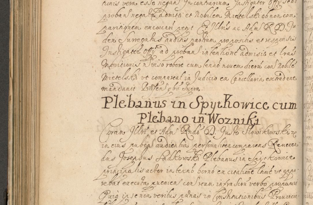 Zdjęcie nr 651 dla obiektu archiwalnego: Volumen II actorum episcopalium R. D. Petri Gembicki, episcopi Cracoviensis, locum tenente in dioecesi R. D. Alberto Lipnicki, canonico Cracoviensi post discessum R. D. Episcopi in Italiam et usque ad redditum eiusdem in Poloniam, videlicet a die 16 Novembris 1644 et per a. D. 1645 inchoative ad Septembrem. Horum videatur index ad finem huius voluminis