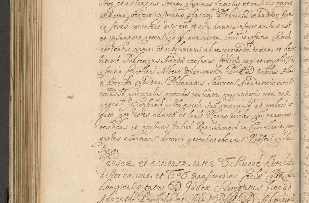 Zdjęcie nr 645 dla obiektu archiwalnego: Volumen II actorum episcopalium R. D. Petri Gembicki, episcopi Cracoviensis, locum tenente in dioecesi R. D. Alberto Lipnicki, canonico Cracoviensi post discessum R. D. Episcopi in Italiam et usque ad redditum eiusdem in Poloniam, videlicet a die 16 Novembris 1644 et per a. D. 1645 inchoative ad Septembrem. Horum videatur index ad finem huius voluminis