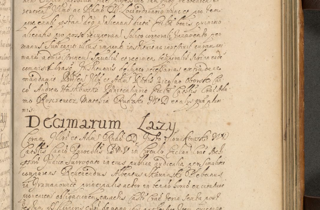Zdjęcie nr 642 dla obiektu archiwalnego: Volumen II actorum episcopalium R. D. Petri Gembicki, episcopi Cracoviensis, locum tenente in dioecesi R. D. Alberto Lipnicki, canonico Cracoviensi post discessum R. D. Episcopi in Italiam et usque ad redditum eiusdem in Poloniam, videlicet a die 16 Novembris 1644 et per a. D. 1645 inchoative ad Septembrem. Horum videatur index ad finem huius voluminis