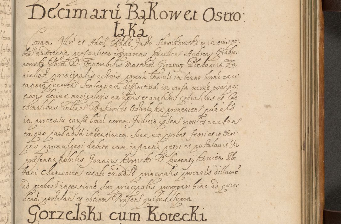 Zdjęcie nr 644 dla obiektu archiwalnego: Volumen II actorum episcopalium R. D. Petri Gembicki, episcopi Cracoviensis, locum tenente in dioecesi R. D. Alberto Lipnicki, canonico Cracoviensi post discessum R. D. Episcopi in Italiam et usque ad redditum eiusdem in Poloniam, videlicet a die 16 Novembris 1644 et per a. D. 1645 inchoative ad Septembrem. Horum videatur index ad finem huius voluminis