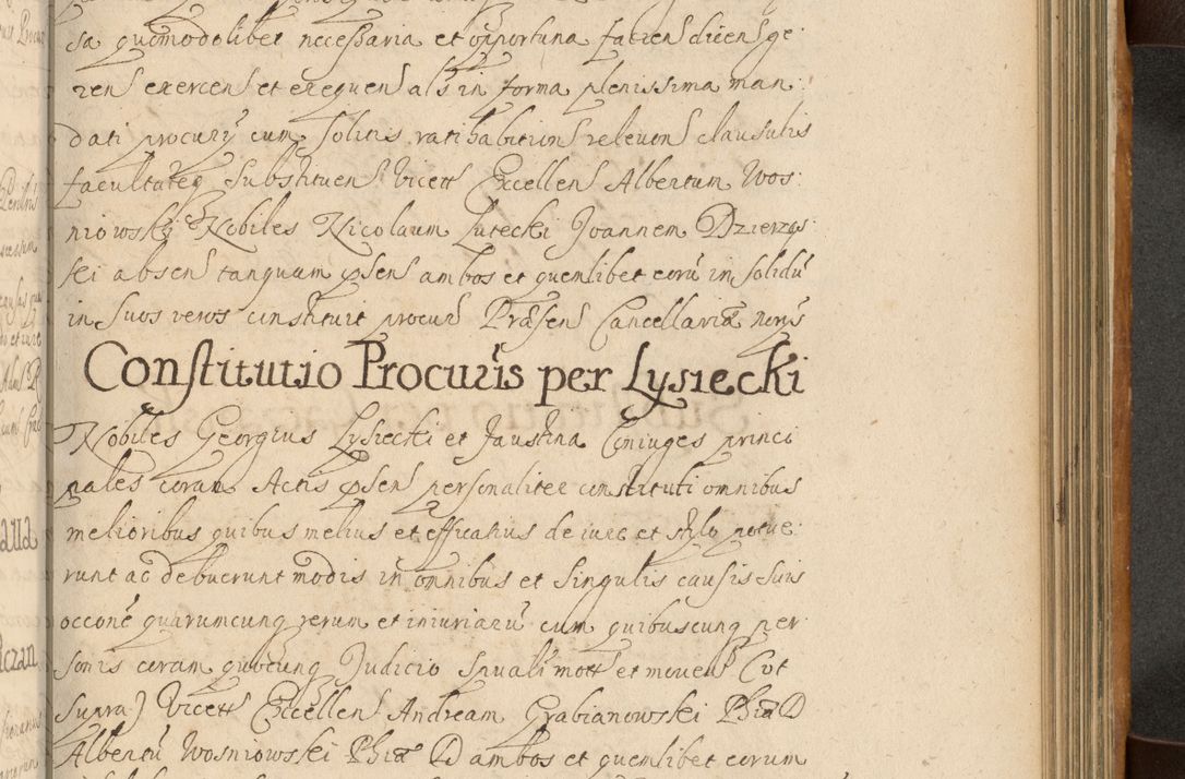 Zdjęcie nr 634 dla obiektu archiwalnego: Volumen II actorum episcopalium R. D. Petri Gembicki, episcopi Cracoviensis, locum tenente in dioecesi R. D. Alberto Lipnicki, canonico Cracoviensi post discessum R. D. Episcopi in Italiam et usque ad redditum eiusdem in Poloniam, videlicet a die 16 Novembris 1644 et per a. D. 1645 inchoative ad Septembrem. Horum videatur index ad finem huius voluminis