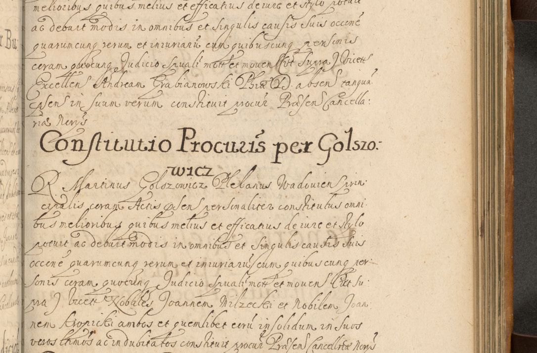 Zdjęcie nr 632 dla obiektu archiwalnego: Volumen II actorum episcopalium R. D. Petri Gembicki, episcopi Cracoviensis, locum tenente in dioecesi R. D. Alberto Lipnicki, canonico Cracoviensi post discessum R. D. Episcopi in Italiam et usque ad redditum eiusdem in Poloniam, videlicet a die 16 Novembris 1644 et per a. D. 1645 inchoative ad Septembrem. Horum videatur index ad finem huius voluminis